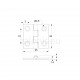 BRASS FLAT HINGE 25x25 ITALY